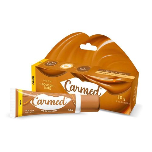 Hidratante Labial Carmed Ana Castela Doce de Leite Efeito Gloss com Cor 10g