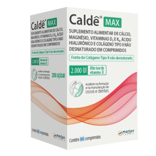 Caldê Max 2000UI Marjan com 60 Comprimidos