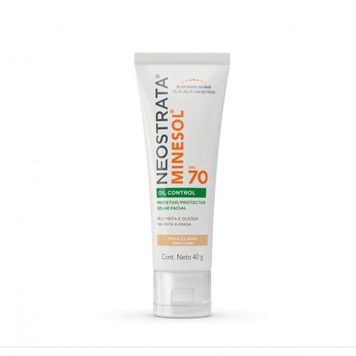 Protetor Solar Facial FPS 70 Neostrata Minesol Oil Control Pele Clara 40g