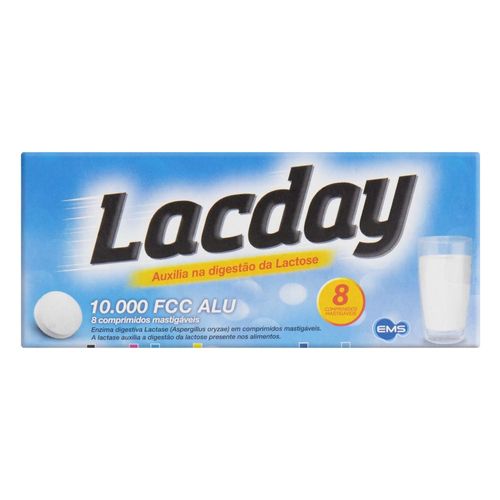 Lacday 10,000 FCC com 8 Tabletes Dispersíveis