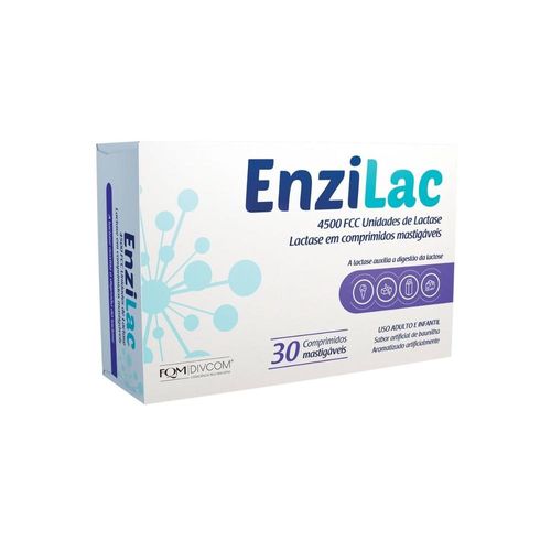 Enzilac 4500FCC com 30 Comprimidos Mastigáveis