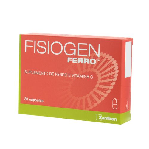 Suplemento Fisiogen Ferro com 30 Cápsulas