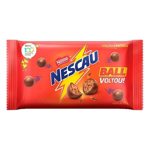 Barra de Chocolate Nescau Ball 75g