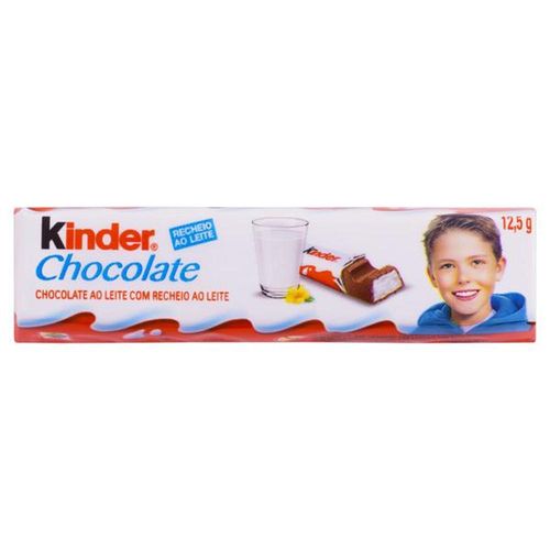 Kinder Sabor Chocolate ao Leite com Recheio ao Leite 12.5g