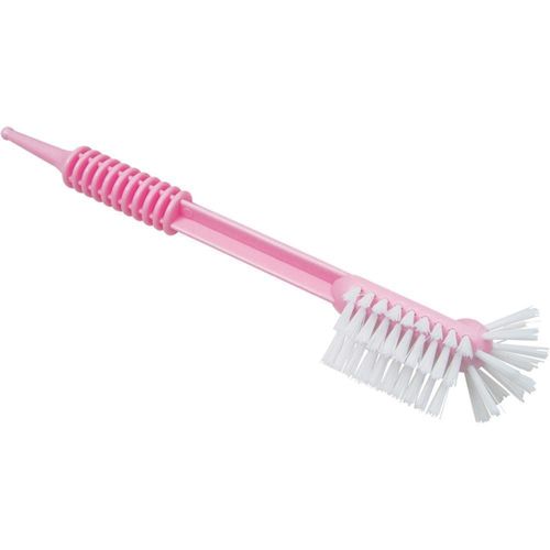 Escova para Lavar Mamadeira Kuka Dupla Ação Rosa com 1 Unidade