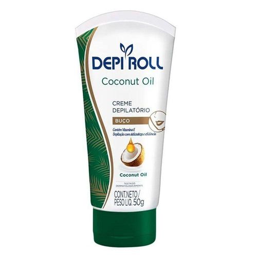Creme Depilatório para Buço Óleo de Coco Depi Roll 50g