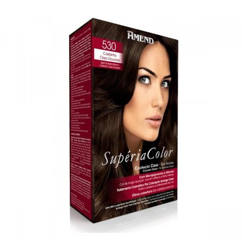 Coloração Amend Supéria Color N° 530 Castanho Claro Dourado com 1 Unidade