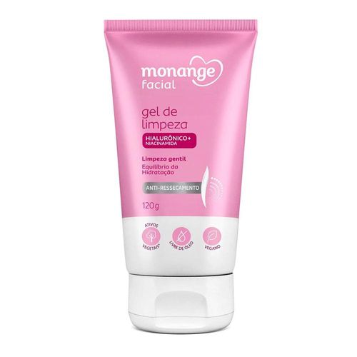 Gel de Limpeza Monange Facial Anti-Ressecamento 120g