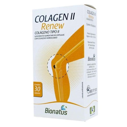 Suplemento Alimentar Colagen II Renew Bionatus Colágeno Tipo 2 40mg com 30 Cápsulas