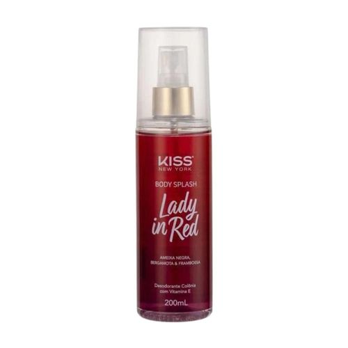 Body Splash Kiss New York Lady in Red 200ml