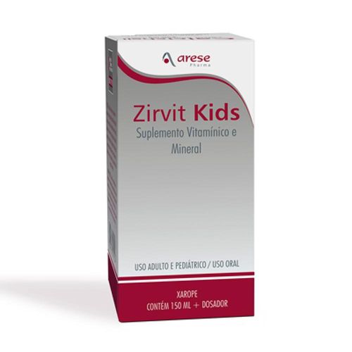 Suplemento Vitamínico Mineral Zirvit Kids 150ml