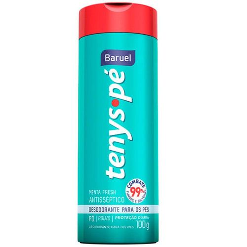 Talco para Pés Tenys Pé Baruel Mentolado 100g