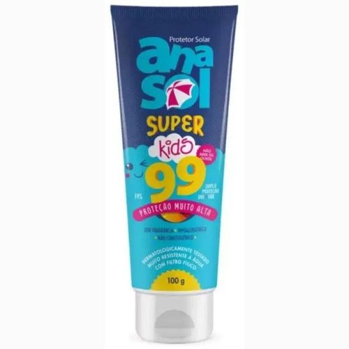 Protetor Solar Anasol Super Kids FPS 99 100g