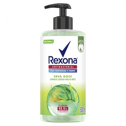 Sabonete Líquido para Mãos Rexona Antibacterial Erva Doce 500ml