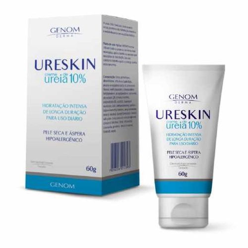 Creme de Ureia 10% Ureskin Genom Pele Seca e Áspera 60g