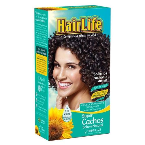 Creme de Relaxamento Hair Life Super Cachos Solto e Natural 180g