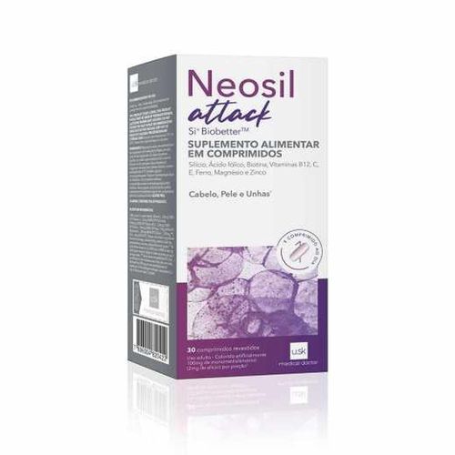 Neosil Attack Suplemento Alimentar com 30 Comprimidos Revestidos