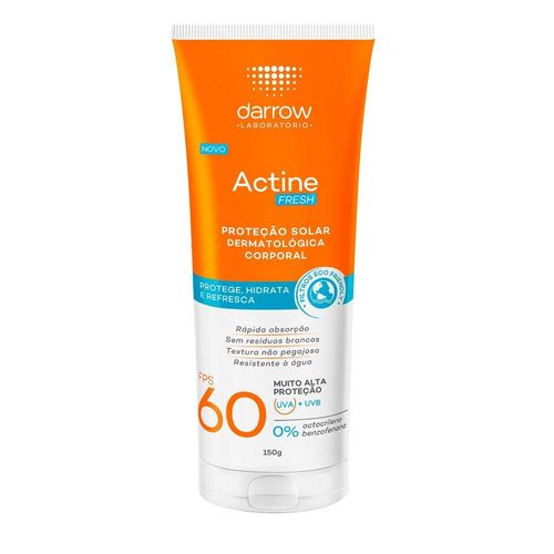 Protetor Solar Actine Fresh FPS 60 150g