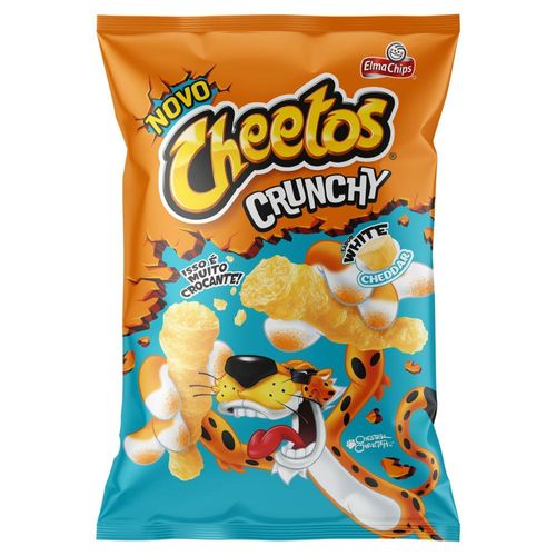 Salgadinho de Milho Crunchy White Cheddar Elma Chips Cheetos 48g