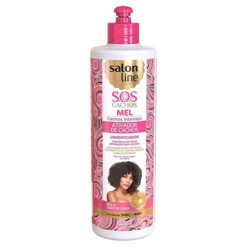 Ativador de Cachos Salon Line S.O.S Mel Cachos Intensos 500ml