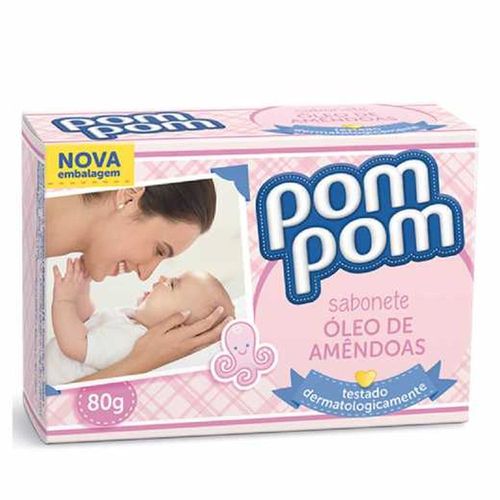 Sabonete Infantil Pom Pom Óleo de Amêndoas 90g