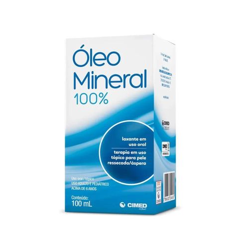 Óleo Mineral 100% Cimed 100ml