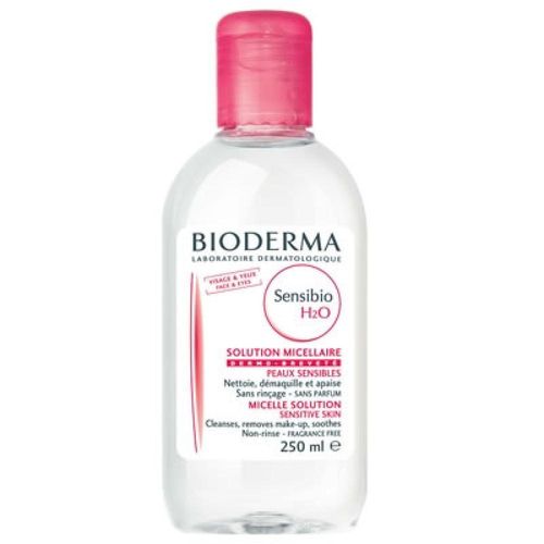 Água Micelar Demaquilante Sensibio H2O para Peles Normais a Sensíveis Calmante Bioderma 250ml