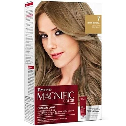 Coloração Magnific Color Amend N° 7.0 Louro Natural com 1 Unidade