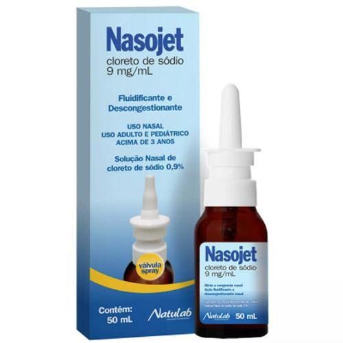 Descongestionante Nasal 9mg/ml Nasojet com 50ml