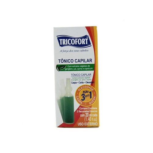 Tônico Capilar Tricofort com 6 Ampolas com 20ml