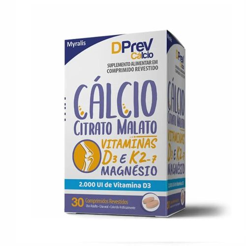 Dprev Cálcio 2000UI com 30 Comprimidos Revestidos