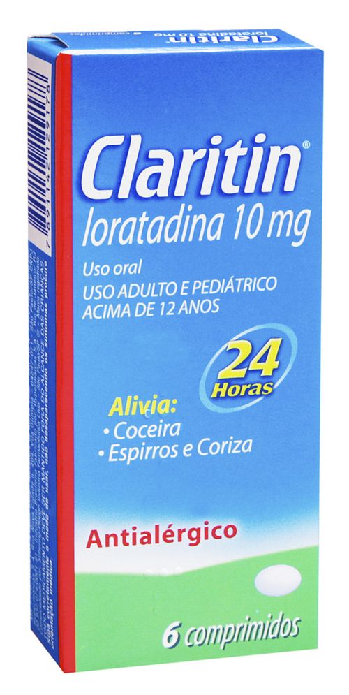 Claritin 10mg com 6 Comprimidos