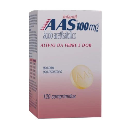 AAS Infantil 100mg com 120 Comprimidos