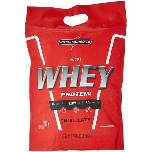 Nutri Whey Protein Integralmédica Refil Chocolate 907g