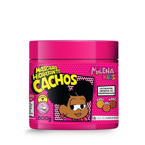 Máscara Capilar Hidratante Cachos Milena Kids Cia da Natureza 500g