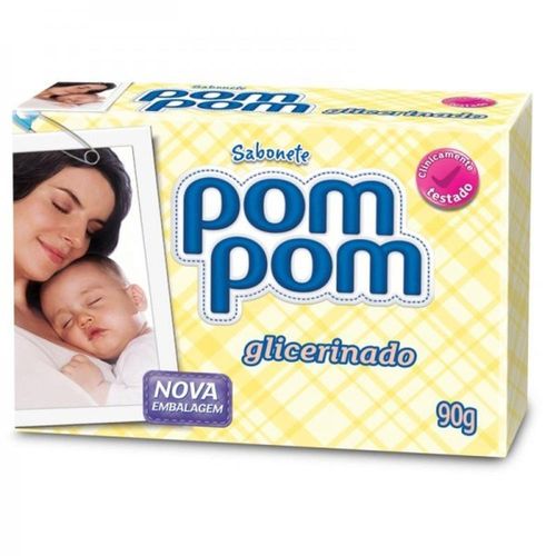 Sabonete em Barra Glicerinado Pom Pom 90g