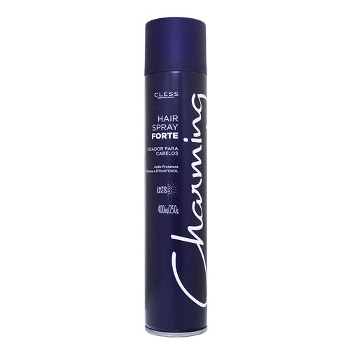 Spray Fixador Jato Seco Fixação Forte Charming 400ml