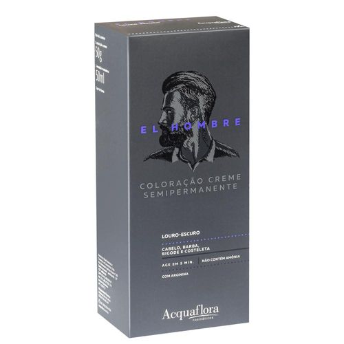 Acquaflora El Hombre Louro Escuro Tonalizante 60g