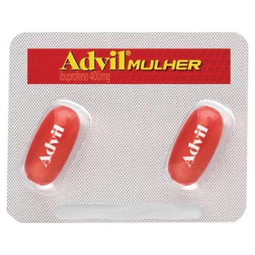 Advil Mulher 400mg com 2 Cápsulas