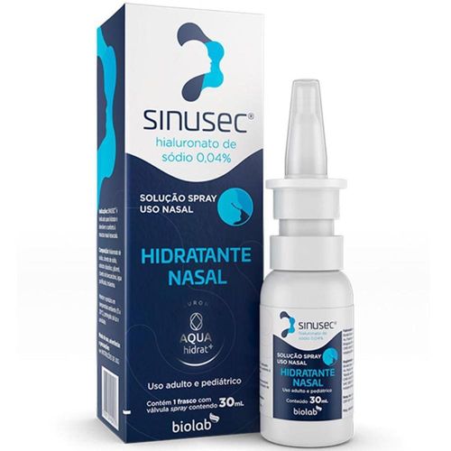 Sinusec 0,04% Hidratante Nasal em Spray 30ml