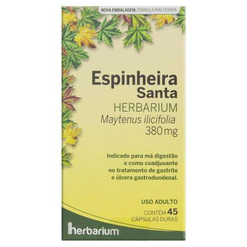 Espinheira Santa Herbarium 380mg com 45 Cápsulas