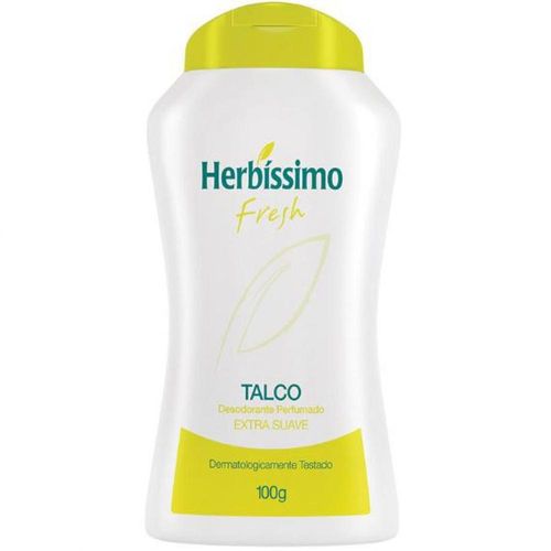 Talco Desodorante Perfumado Herbíssimo Fresh 100g