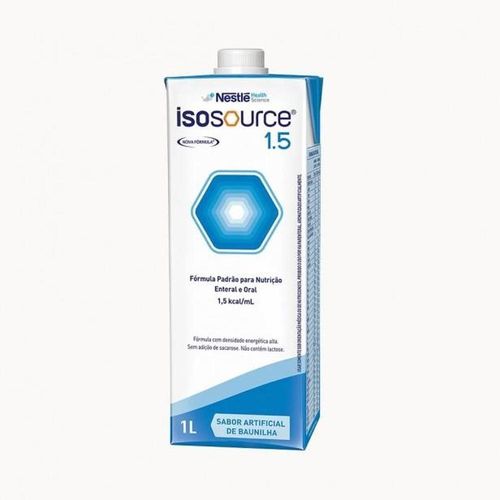 Nutrição Enteral Isosource 1.5 Baunilha Nestlé 1L