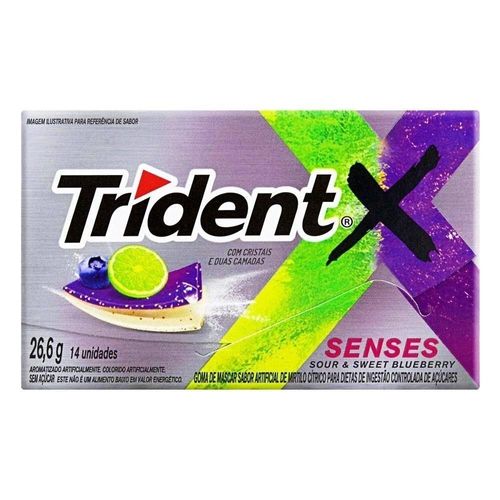 Trident Senses Blueberry 26,6g