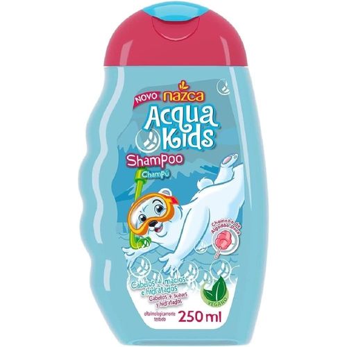 Shampoo com Cheiro de Algodão Doce Acqua Kids 250ml