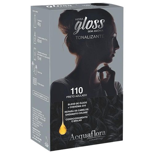 Kit Acquaflora Hidra Gloss 110 Preto Azulado com 1 Unidade