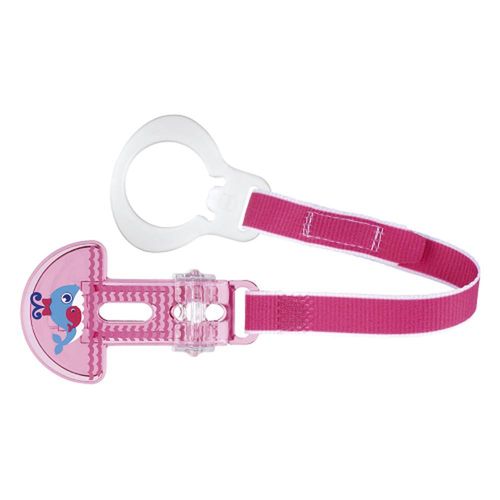 Prendedor de Chupeta MAM Clip Girls Desenhos e Cores com 1 Unidade