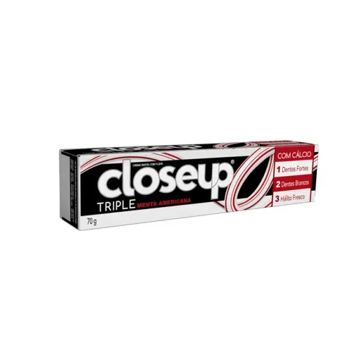 Creme Dental CloseUp Triple Menta Americana 70g