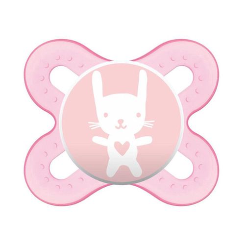 Chupeta Start Coelho Rosa 0 a 2 Meses MAM com 1 Unidade