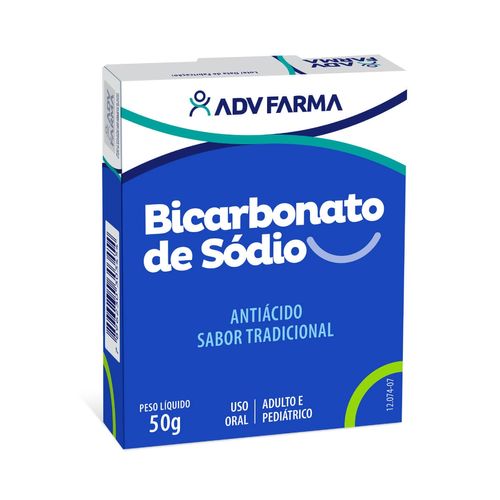 Bicarbonato de Sódio Pó para Solução Oral ADV 50g